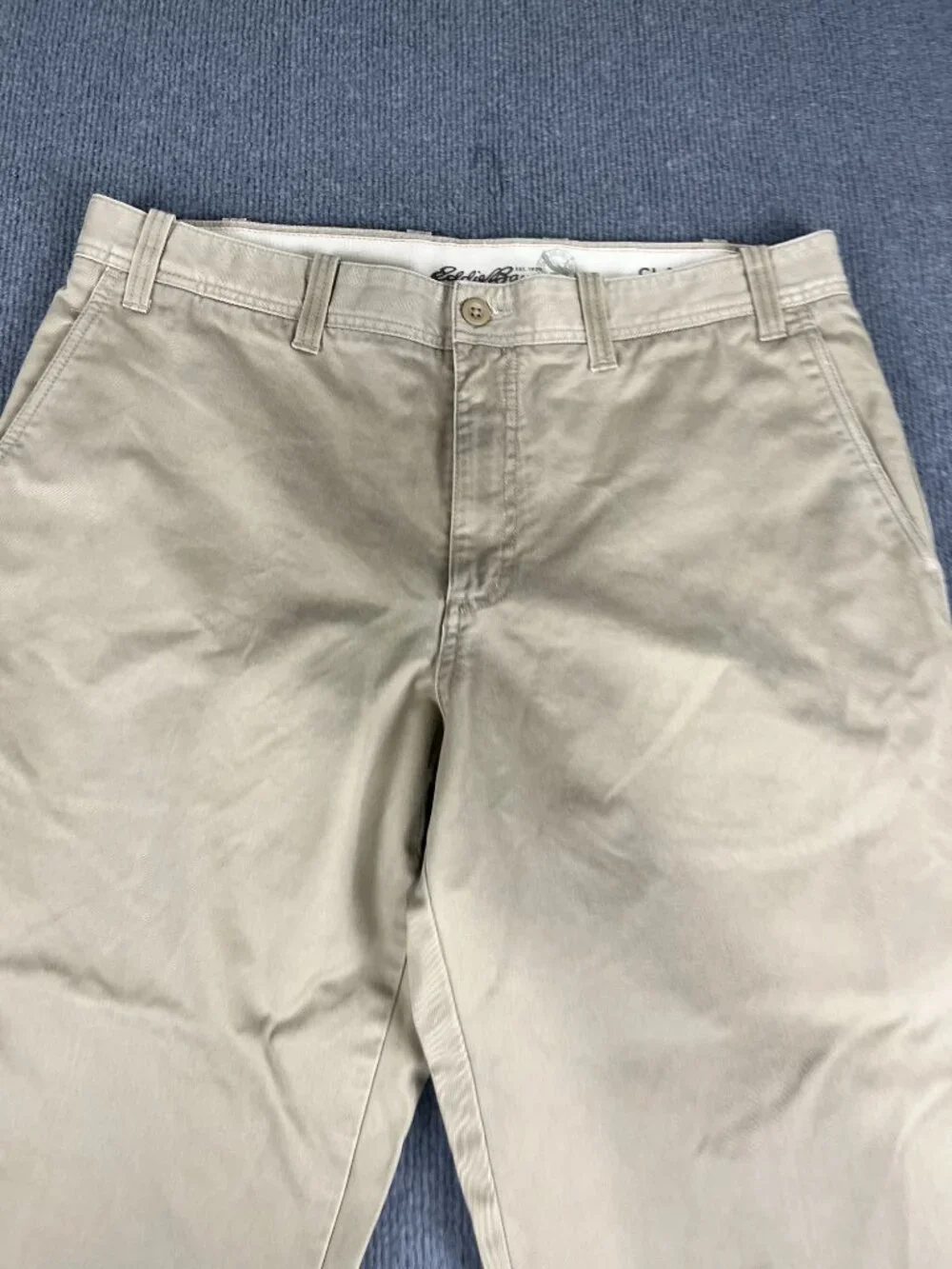 Eddie Bauer Mens Classic Fit Khaki Chino Pants 36x32